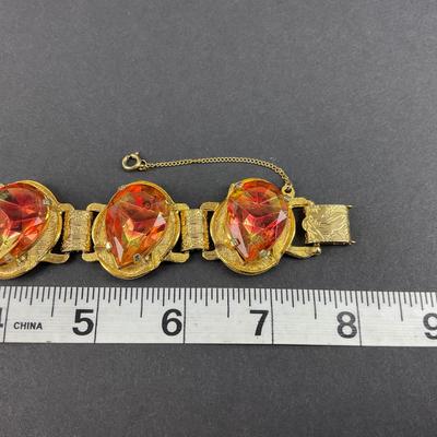 -204- ELIZABETH MORREY | Necklace, Bracelet, & Earrings Set | Marked