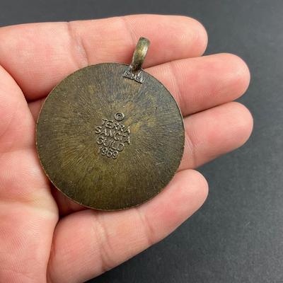 -209- JEWELRY | Israel Terra Sancta Guild 1969 Pendant | Marked