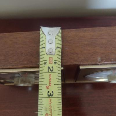 Taylor Thermometer, Hygrometer, Barometer in Mahogany Case