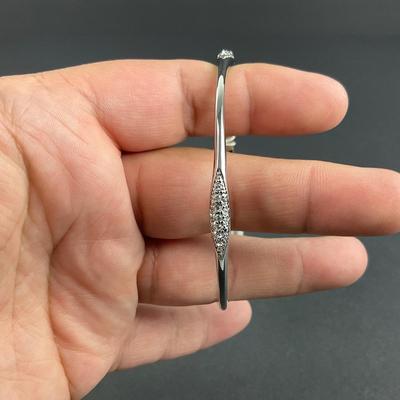 -212- MONET | Silver Tone Bangle New With Tag | Marked