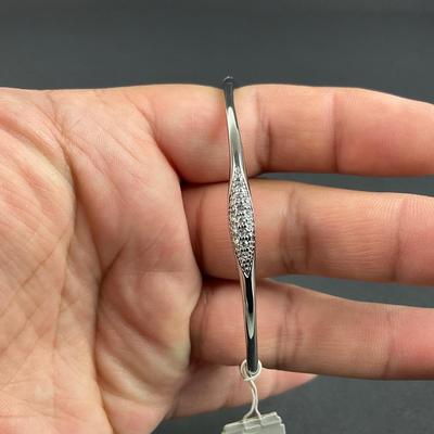 -212- MONET | Silver Tone Bangle New With Tag | Marked