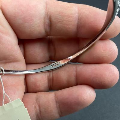 -212- MONET | Silver Tone Bangle New With Tag | Marked