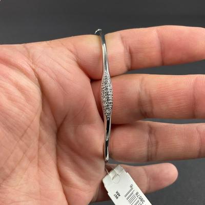 -212- MONET | Silver Tone Bangle New With Tag | Marked