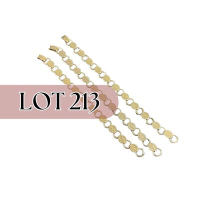 -213- SARAH COVENTRY | Gold Tone Bracelets | Marked