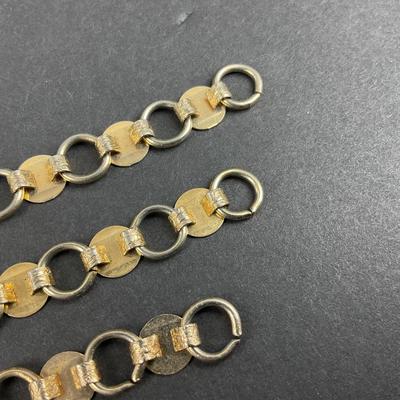-213- SARAH COVENTRY | Gold Tone Bracelets | Marked