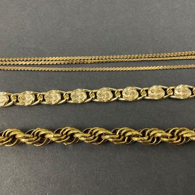 -214- BRACELETS | Gold Tone Celebrity, & Sarah Coventry Bracelets | Marked