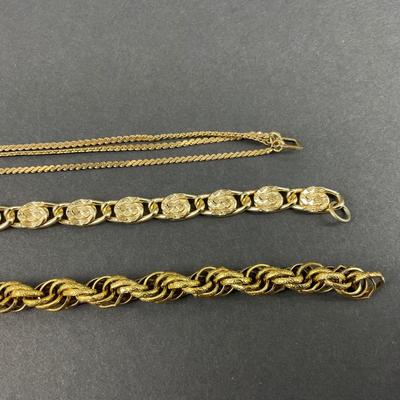 -214- BRACELETS | Gold Tone Celebrity, & Sarah Coventry Bracelets | Marked