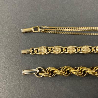 -214- BRACELETS | Gold Tone Celebrity, & Sarah Coventry Bracelets | Marked