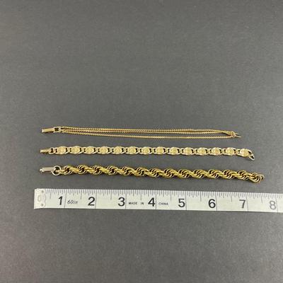 -214- BRACELETS | Gold Tone Celebrity, & Sarah Coventry Bracelets | Marked