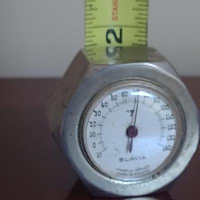 Vintage French Blavia Desk Top Thermometer