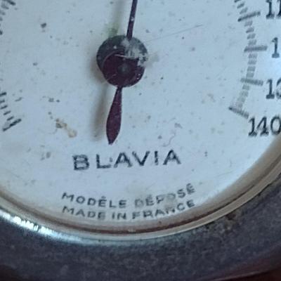Vintage French Blavia Desk Top Thermometer