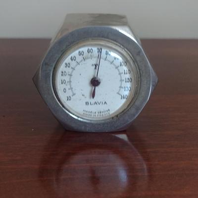 Vintage French Blavia Desk Top Thermometer