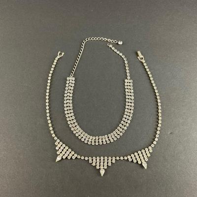 -217- COSTUME JEWELRY | Rhinestone Necklaces