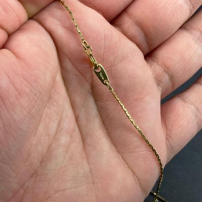 -219- TRIFARI | Gold Tone Necklaces | Marked