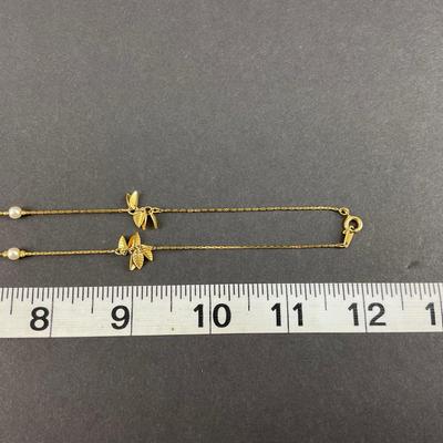 -219- TRIFARI | Gold Tone Necklaces | Marked