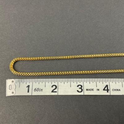 -219- TRIFARI | Gold Tone Necklaces | Marked
