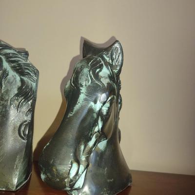 Pair of Horse Head Bookends