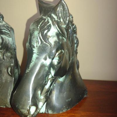 Pair of Horse Head Bookends