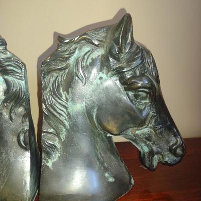 Pair of Horse Head Bookends