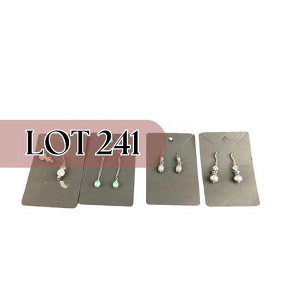 -241- COSTUME JEWELRY | Assorted Beaded Earrings