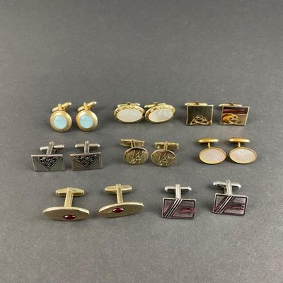 -243- CUFF LINKS | Assorted Men’s Cuff Links Names Include Swank, & Foster