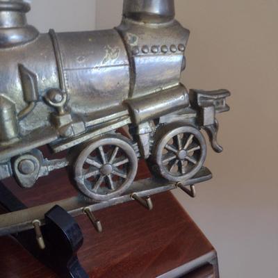 Vintage (1969) Sexton Cast Metal Bell with Train Design- Approx 12" Long