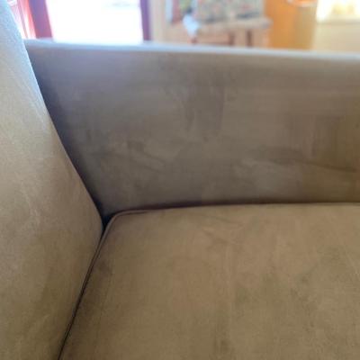 POTTERY BARN SUPER SOFT MICROFIBER SOFA