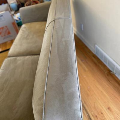 POTTERY BARN SUPER SOFT MICROFIBER SOFA