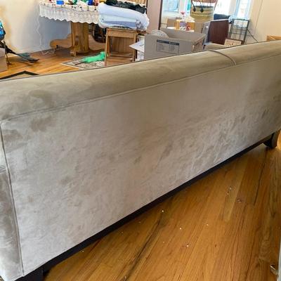 POTTERY BARN SUPER SOFT MICROFIBER SOFA