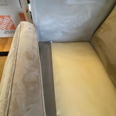 POTTERY BARN SUPER SOFT MICROFIBER SOFA