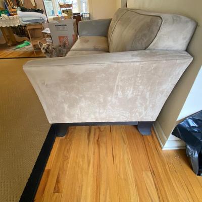 POTTERY BARN SUPER SOFT MICROFIBER SOFA