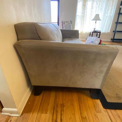 POTTERY BARN SUPER SOFT MICROFIBER SOFA