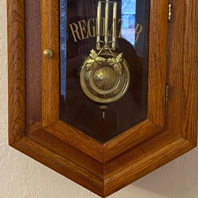 REGULATOR SINGLE CHIME 31 DAY CLOCK