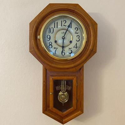 REGULATOR SINGLE CHIME 31 DAY CLOCK