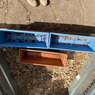 5-24” RECTANGULAR RAILING PLANTERS