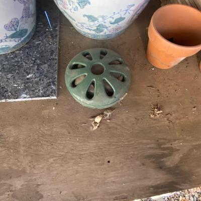 CLAY & CERAMIC POTS. MOSQUITO REPELLENT AND TILES