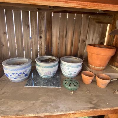 CLAY & CERAMIC POTS. MOSQUITO REPELLENT AND TILES