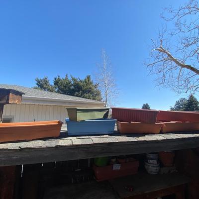 RECTANGULAR RAILING PLANTERS