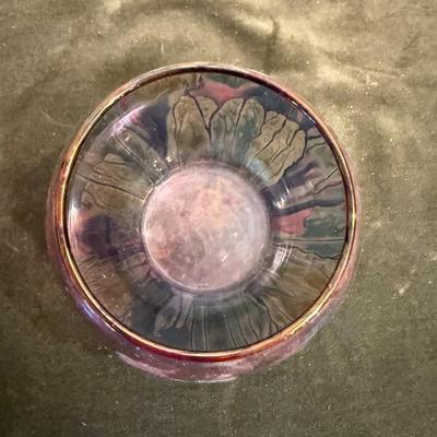 Rueven Style Art Glass Vase/Votive Holder