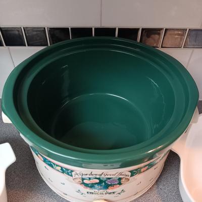 CORNING WARE DISHES AND A RIVAL CROCK POT
