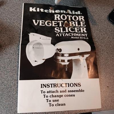KITCHENAID ROTOR VEGETABLE SLICER ATTACHMENT, BELLA ELECTRIC KETTLE & A STEAMER
