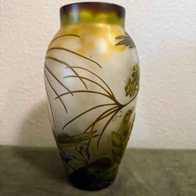 Cameo Glass Vase - Made in China