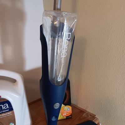 BONA CHEMICAL AND FLOOR TOOL, SCRUB BUCKET, MOP & SWIFFER DUSTERS