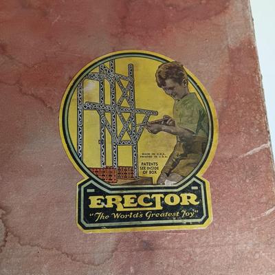 VINTAGE ERECTOR SET NO 7 1/2 ENGINEER'S SET