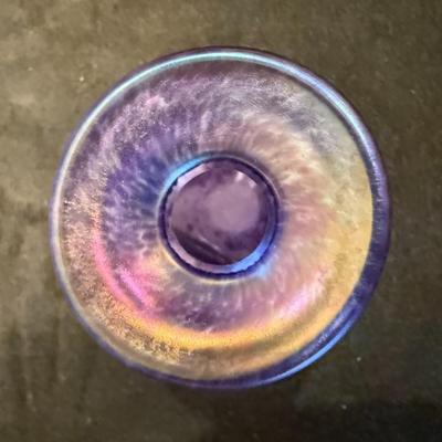 Purple Iridescent Vase