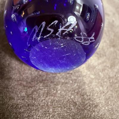 Roger Vine Art Glass Paperweight - SPW-8