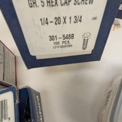 Assortment Of Preowned Hardware Lock Nuts Nail Screws