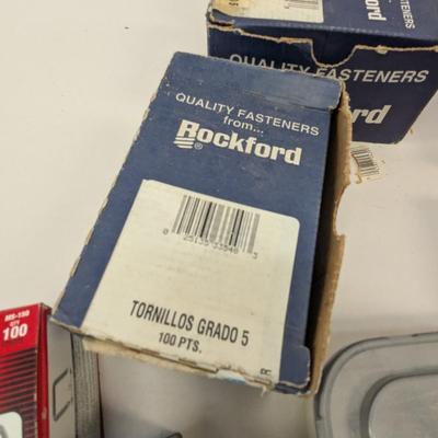 Assortment Of Preowned Hardware Lock Nuts Nail Screws