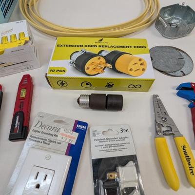 Electrical Supplies Clamp Connector Boxes Testers Outlet Adopters