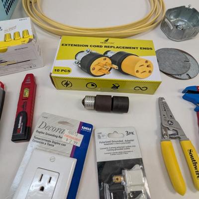 Electrical Supplies Clamp Connector Boxes Testers Outlet Adopters